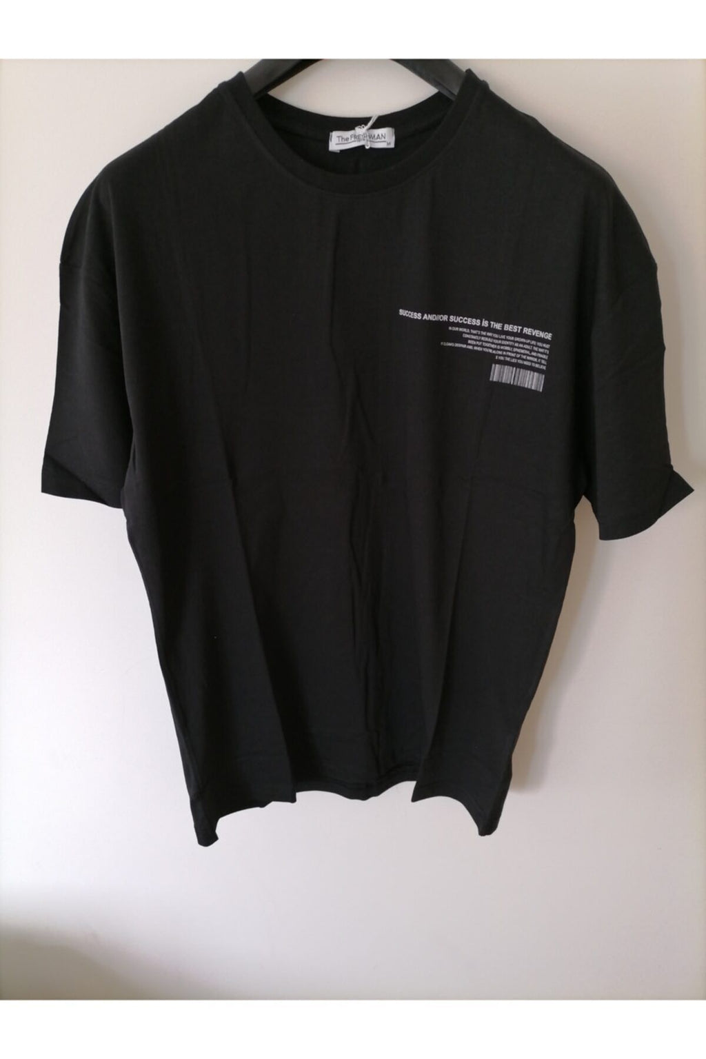 Oversize Siyah Tişört