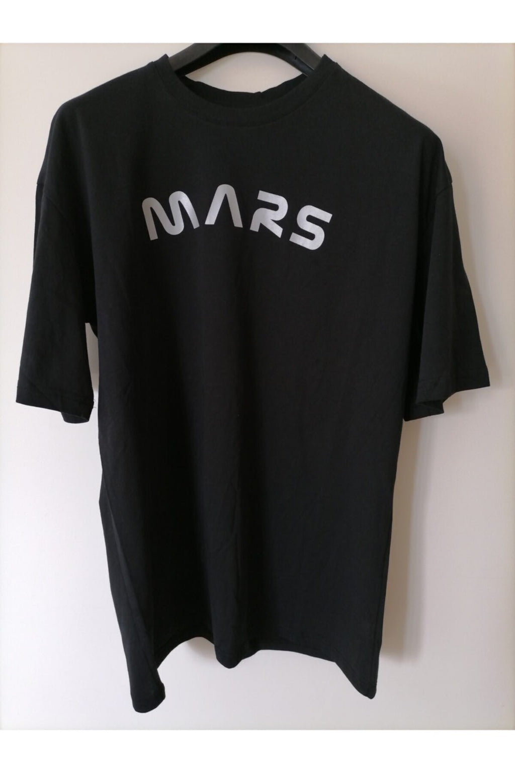 Mars Baskılı Oversize Tişört